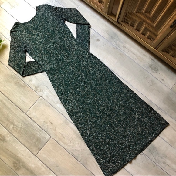 Vintage 90’s boho stretchy maxi dress! No size tag- guess is a M - Picture 7 of 8